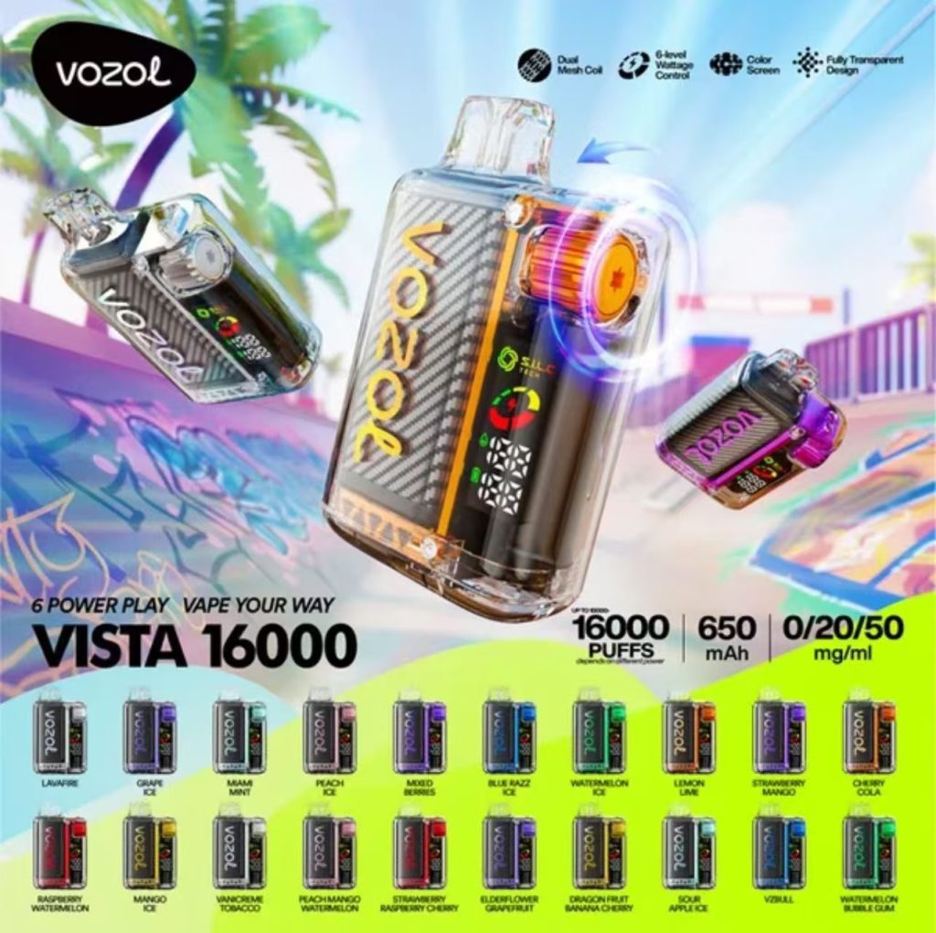 vozol vista peach ice